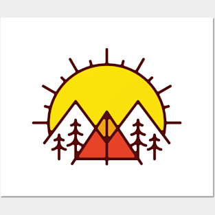 Sunrise Camp Posters and Art